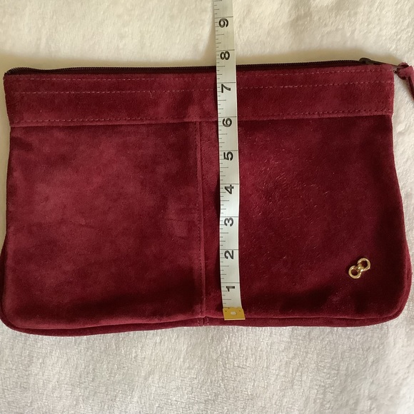 Suede Leather Clutch - Picture 9 of 11